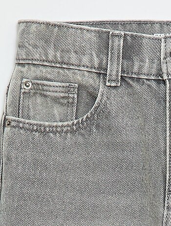 Denim broek met hoge taille
