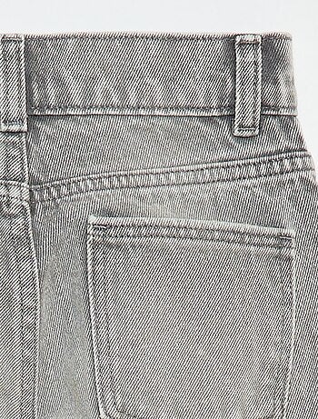 Denim broek met hoge taille