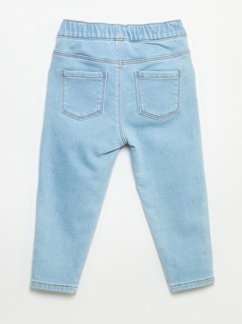 Denim broek met omgeslagen pijpen - Kiabi Denim broek met omgeslagen pijpen - Kiabi
