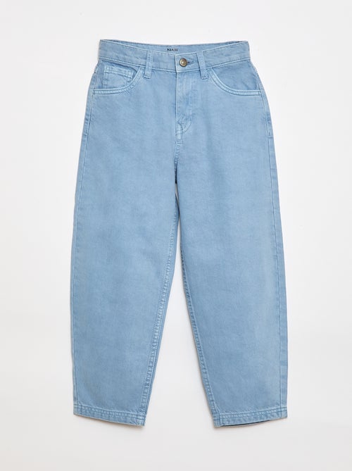 Denim broek met wijde ballonpijpen - Kiabi