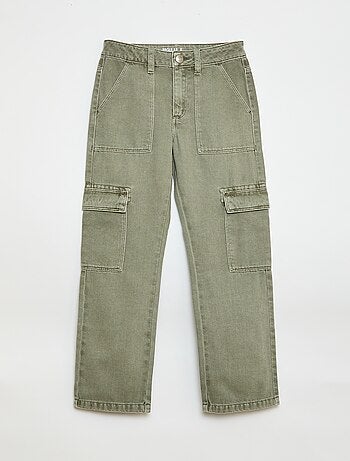 Denim broek met zakken