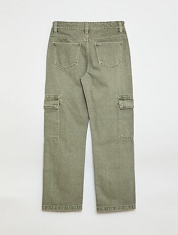 Denim broek met zakken