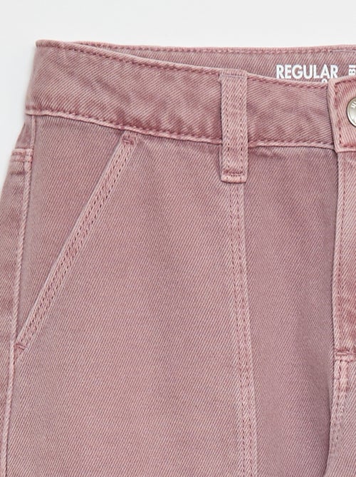 Denim broek met zakken - Kiabi