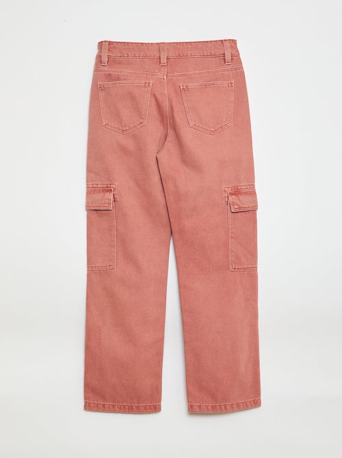 Denim broek met zakken - Kiabi