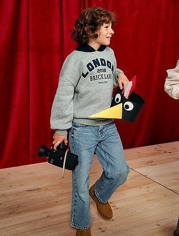 Denim coupe baggy 5 poches