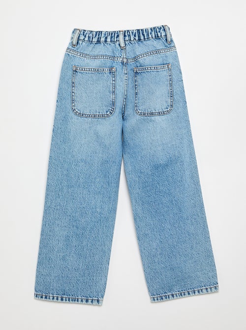 Denim coupe baggy 5 poches - Kiabi Denim coupe baggy 5 poches - Kiabi