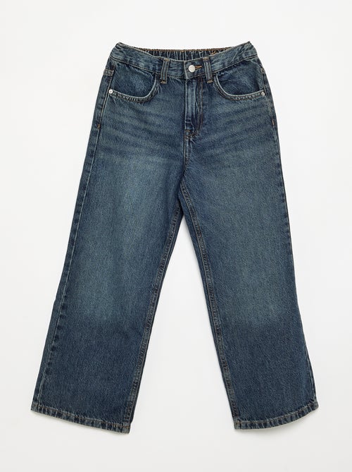 Denim coupe baggy 5 poches - Kiabi
