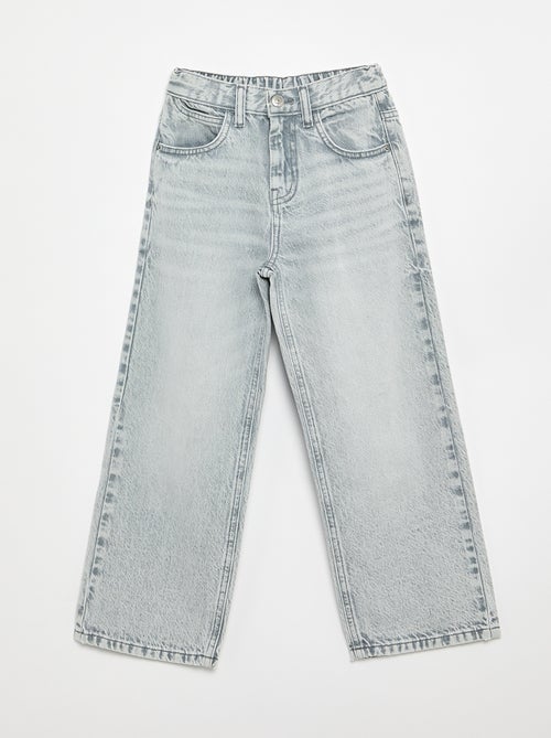 Denim coupe baggy 5 poches - Kiabi