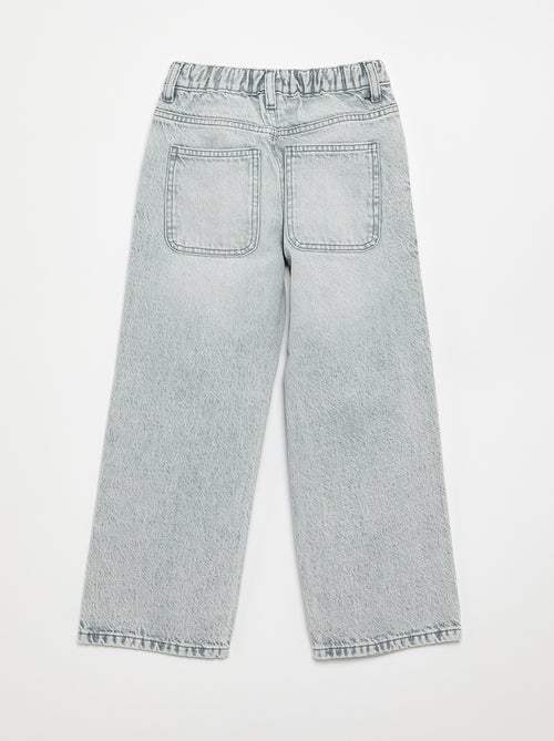 Denim coupe baggy 5 poches - Kiabi