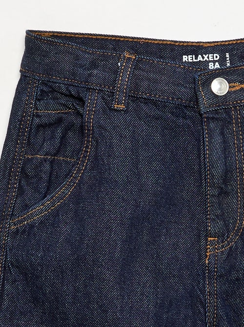 Denim coupe droite à 5 poches - Kiabi