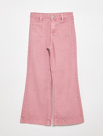 Denim flarebroek