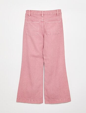 Denim flarebroek