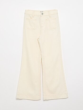 Denim flarebroek