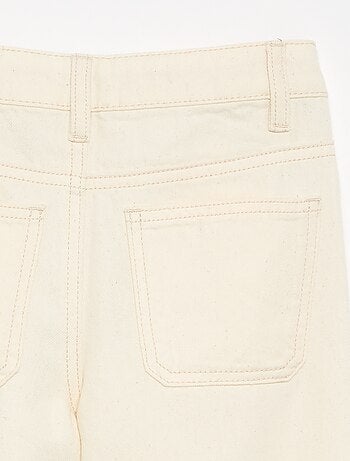 Denim flarebroek