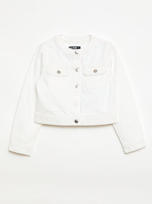 Denim jack met ronde hals - Kiabi