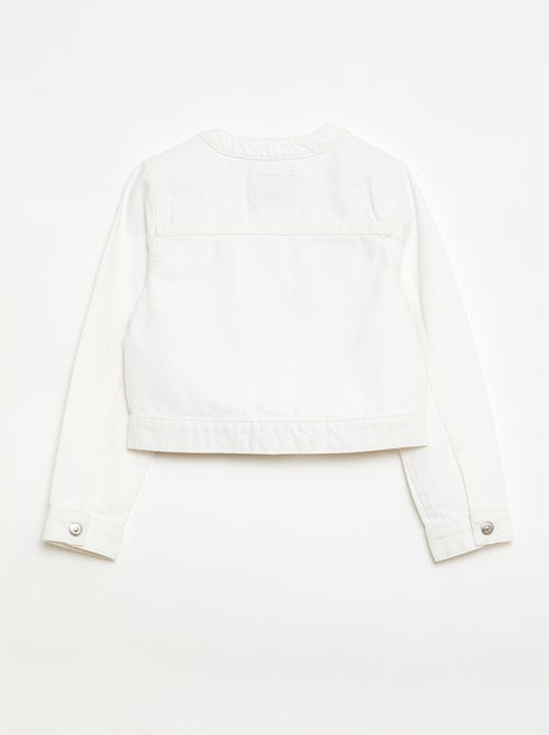 Denim jack met ronde hals - Kiabi