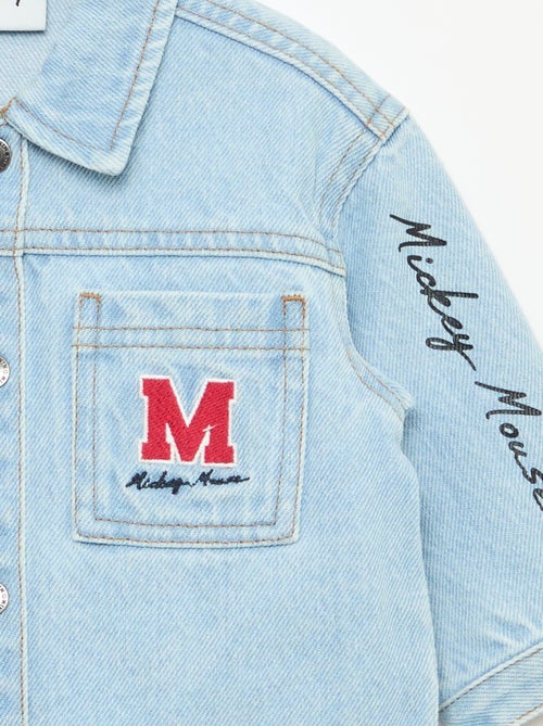 Denim jas met 'Disney' print - Kiabi
