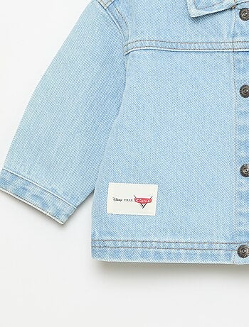 Denim jas met 'Disney' print