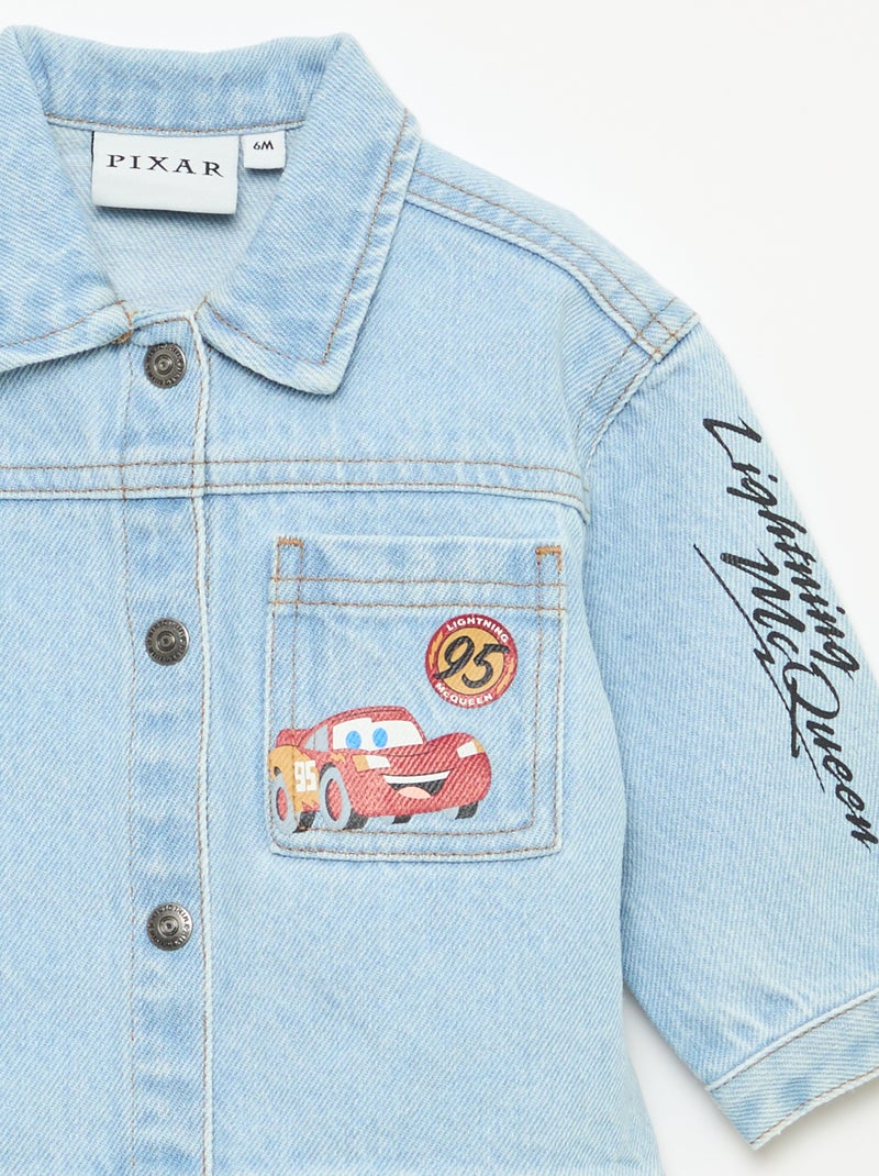 Denim jas met 'Disney' print Blauw - Kiabi