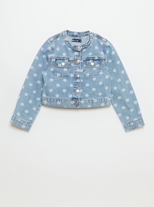 Denim jas met ronde hals - Kiabi