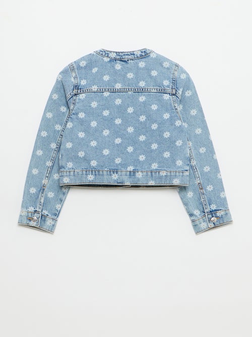 Denim jas met ronde hals - Kiabi