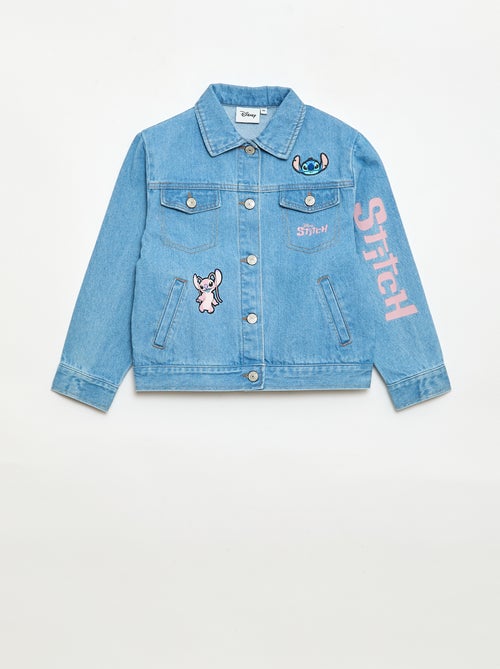 Denim jas 'Stitch' met knoopsluiting - Kiabi