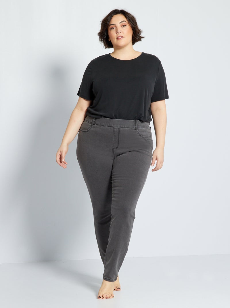 Denim jegging L32 GRIJS - Kiabi