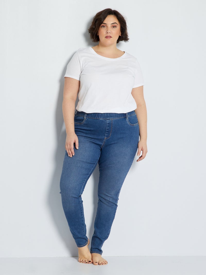 Denim jegging L32 steen - Kiabi