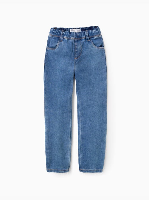 Denim jeggings met verstelbare taille - Kiabi Denim jeggings met verstelbare taille - Kiabi