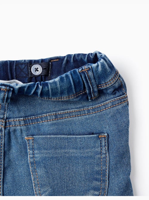 Denim jeggings met verstelbare taille - Kiabi Denim jeggings met verstelbare taille - Kiabi