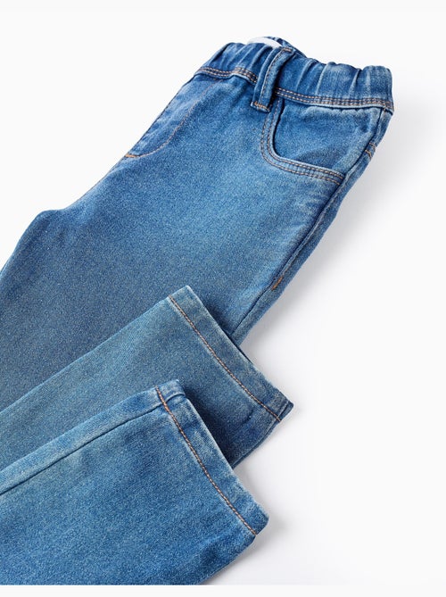 Denim jeggings met verstelbare taille - Kiabi Denim jeggings met verstelbare taille - Kiabi