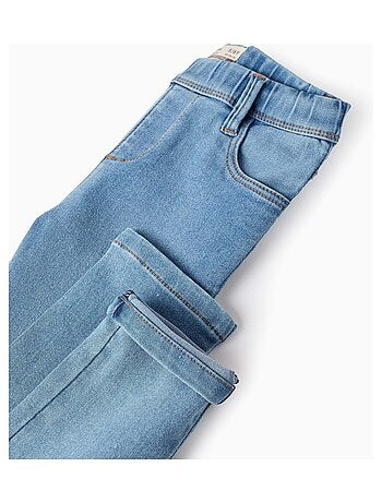 Denim jeggings met vier zakken