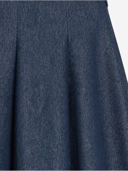 Denim midirok in a-lijn met hoge taille mixray - Kiabi