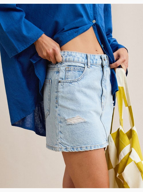 Denim minirok, mo fashion - Kiabi