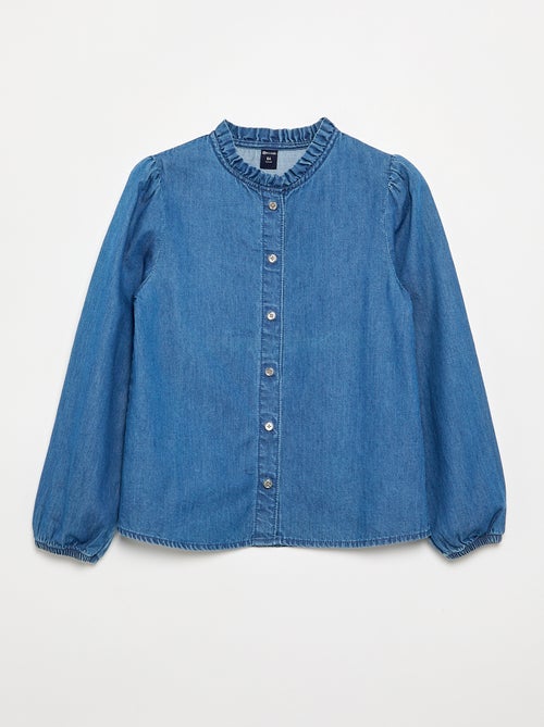 Denim overhemd - gemakkelijk aan te trekken collectie - Kiabi