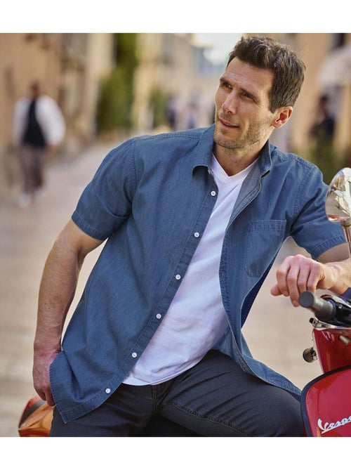Denim overhemd Atlas - ATLAS FOR MEN - Kiabi Denim overhemd Atlas - ATLAS FOR MEN - Kiabi
