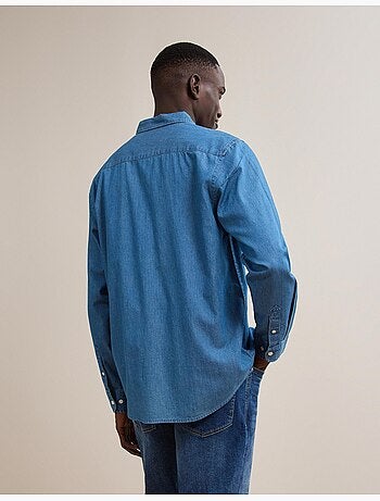 Denim overhemd, mo fashion