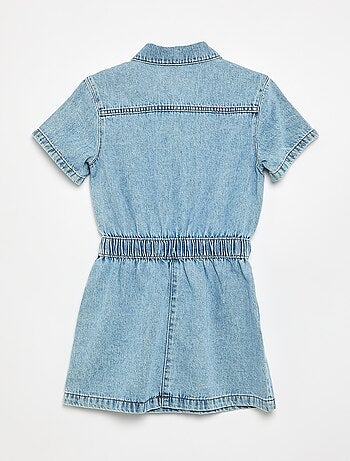 Denim overhemdjurk