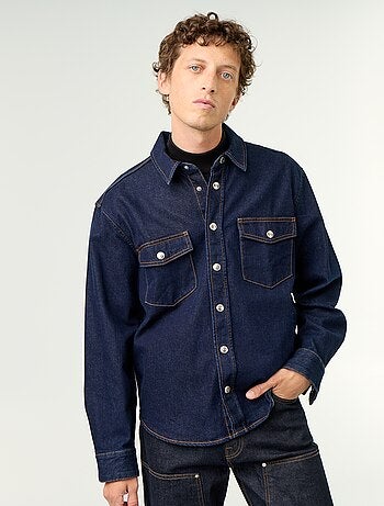 Denim overshirt