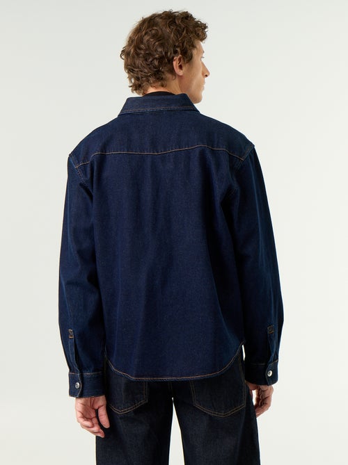 Denim overshirt - Kiabi
