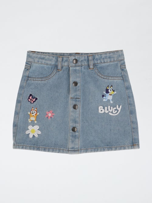 Denim rok 'Bluey' van katoen - Kiabi