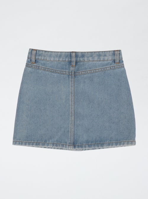 Denim rok 'Bluey' van katoen - Kiabi