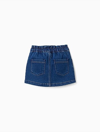 Denim rok met 4 zakken