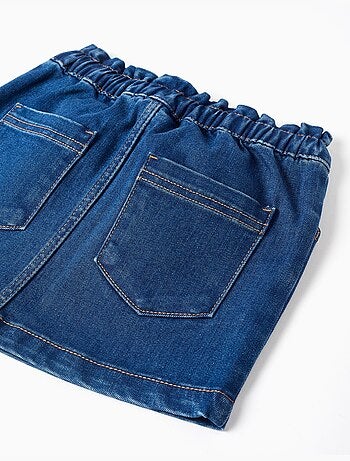Denim rok met 4 zakken
