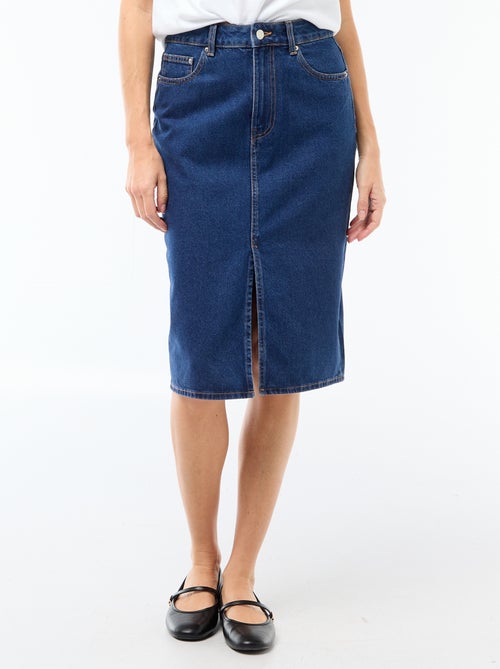 Denim rok met 5 zakken - Kiabi