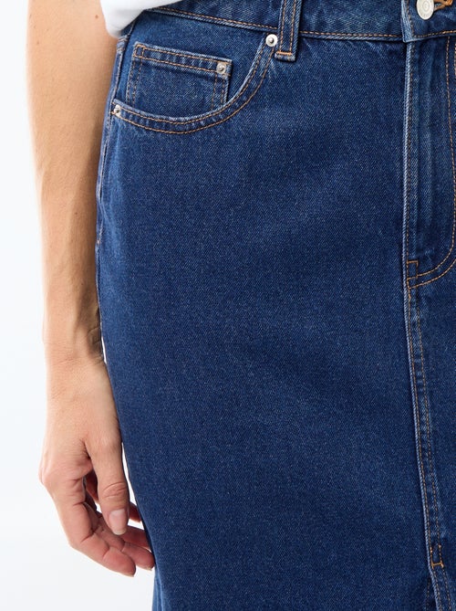 Denim rok met 5 zakken - Kiabi