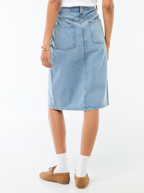 Denim rok met 5 zakken - Kiabi