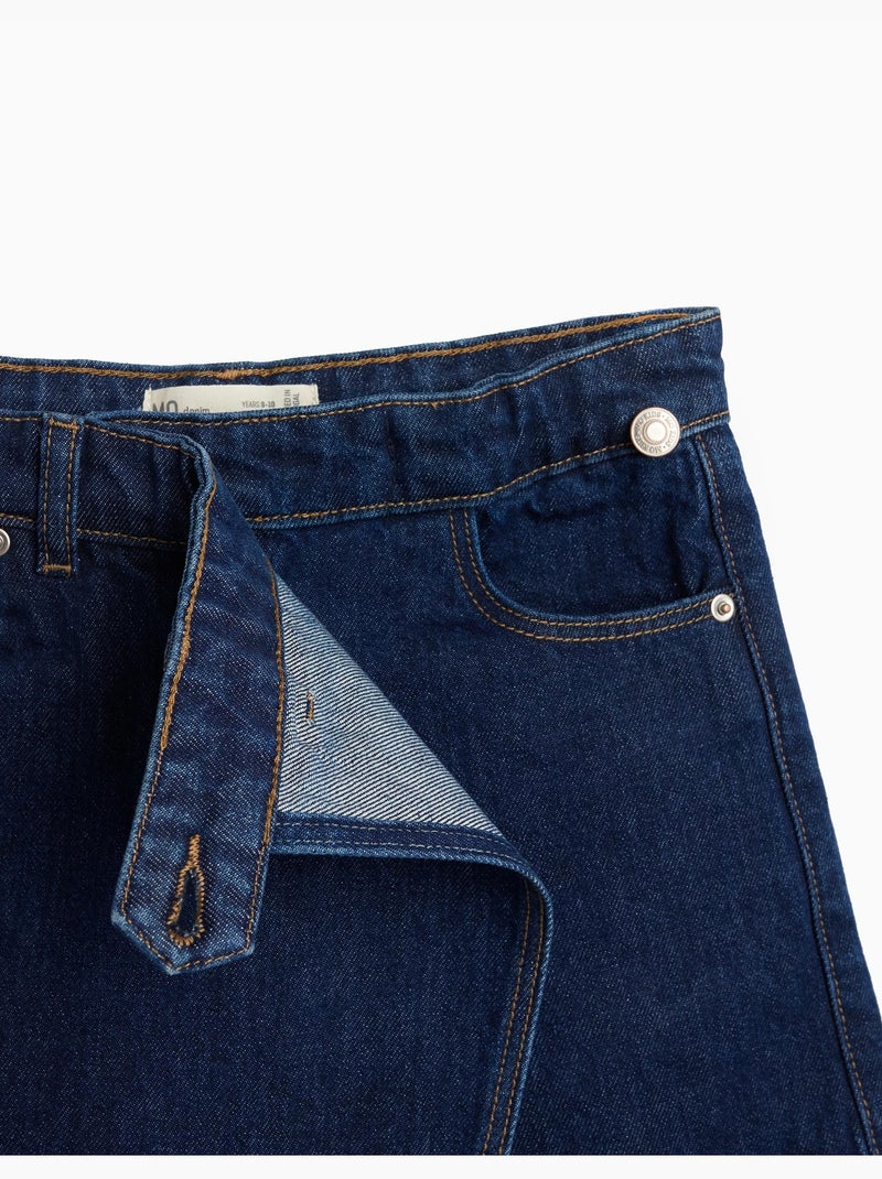 Denim rok-shorts, MO Fashion Blauw - Kiabi
