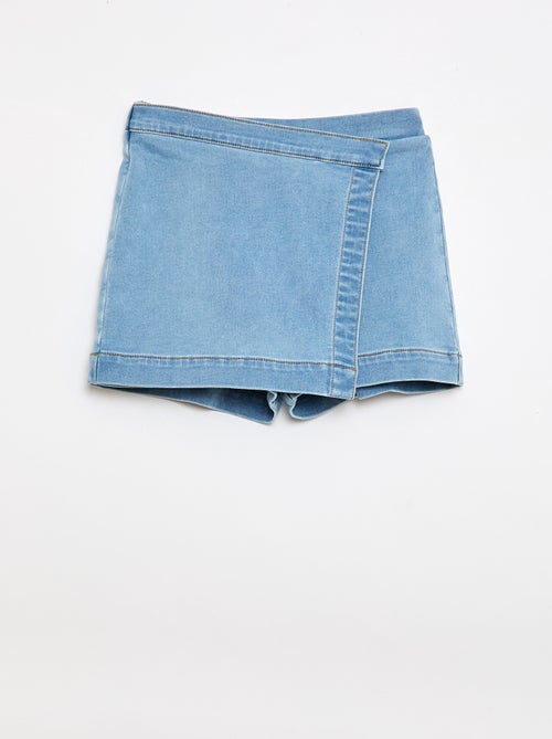 Denim rokje-short - Kiabi
