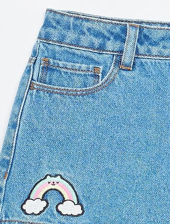 Denim short 'Gabby en het Magische Huis'